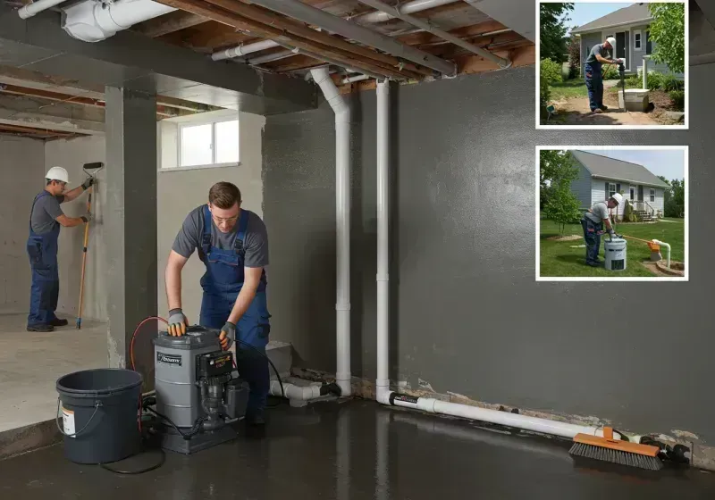 Basement Waterproofing and Flood Prevention process in Falconer, NY